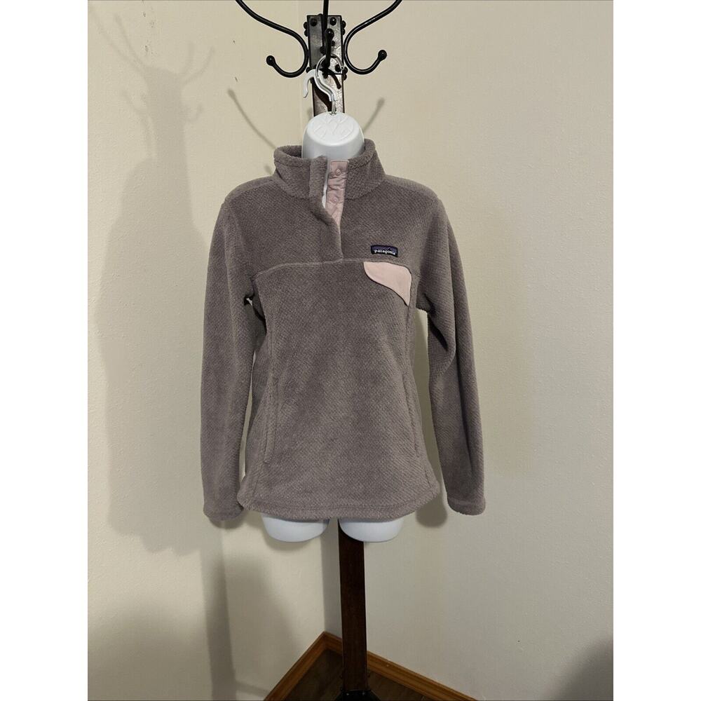 Patagonia Women’s Fleece Pullover Small - Dusty Rose with Pink Accents